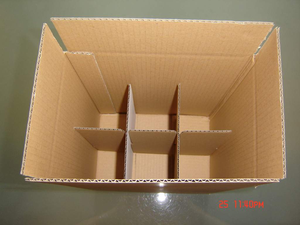 Kartony wysyłkowe (zbiorcze)-KK-ZB+KR-6W, 6-pak + krata